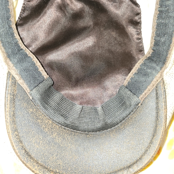 Stetson 150th Anniversary Newboy Flat Cap NWT Khaki Tan Med.Lightweight Summer - Picture 6 of 8